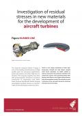 Residual Stresses in New Materials for the development of Aircraft Turbines