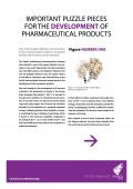 Important puzzle pieces for the development of pharmaceutical products