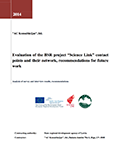 Evaluation of the BSR project "Science Link" contact points and their network